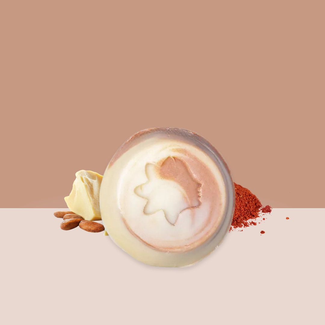 Savon« Jaja » karité, cacao et mangue- visage et corps- fabriqué à la main