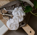 Fleur de douche blanche