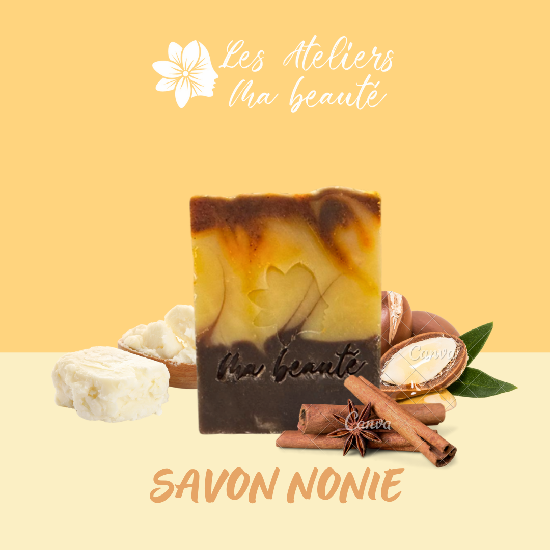 Savon « Nonie » Argan et Karité - Visage et corps- fabriqué à la main